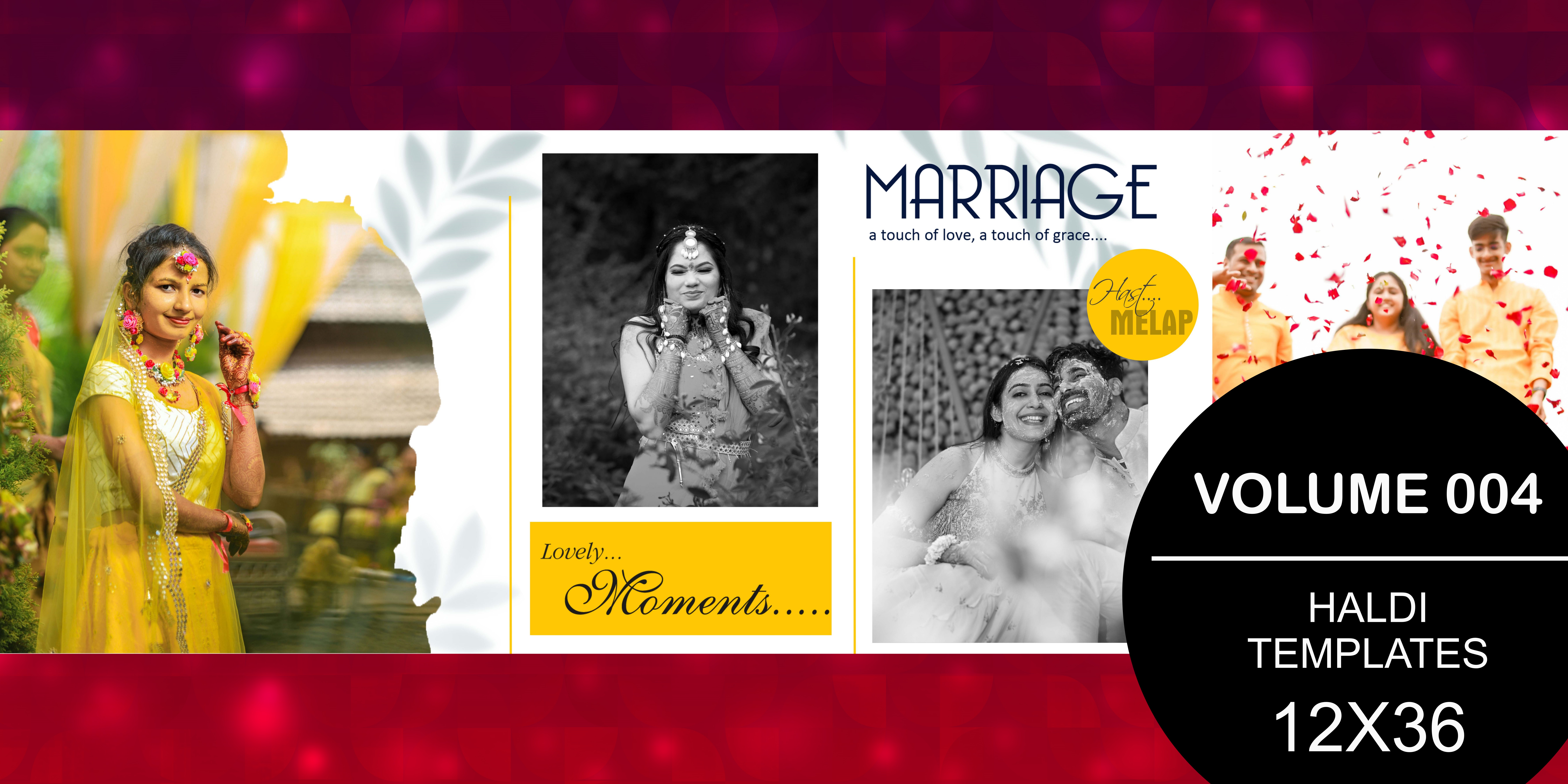 Haldi Album Templates 12X36 - 004